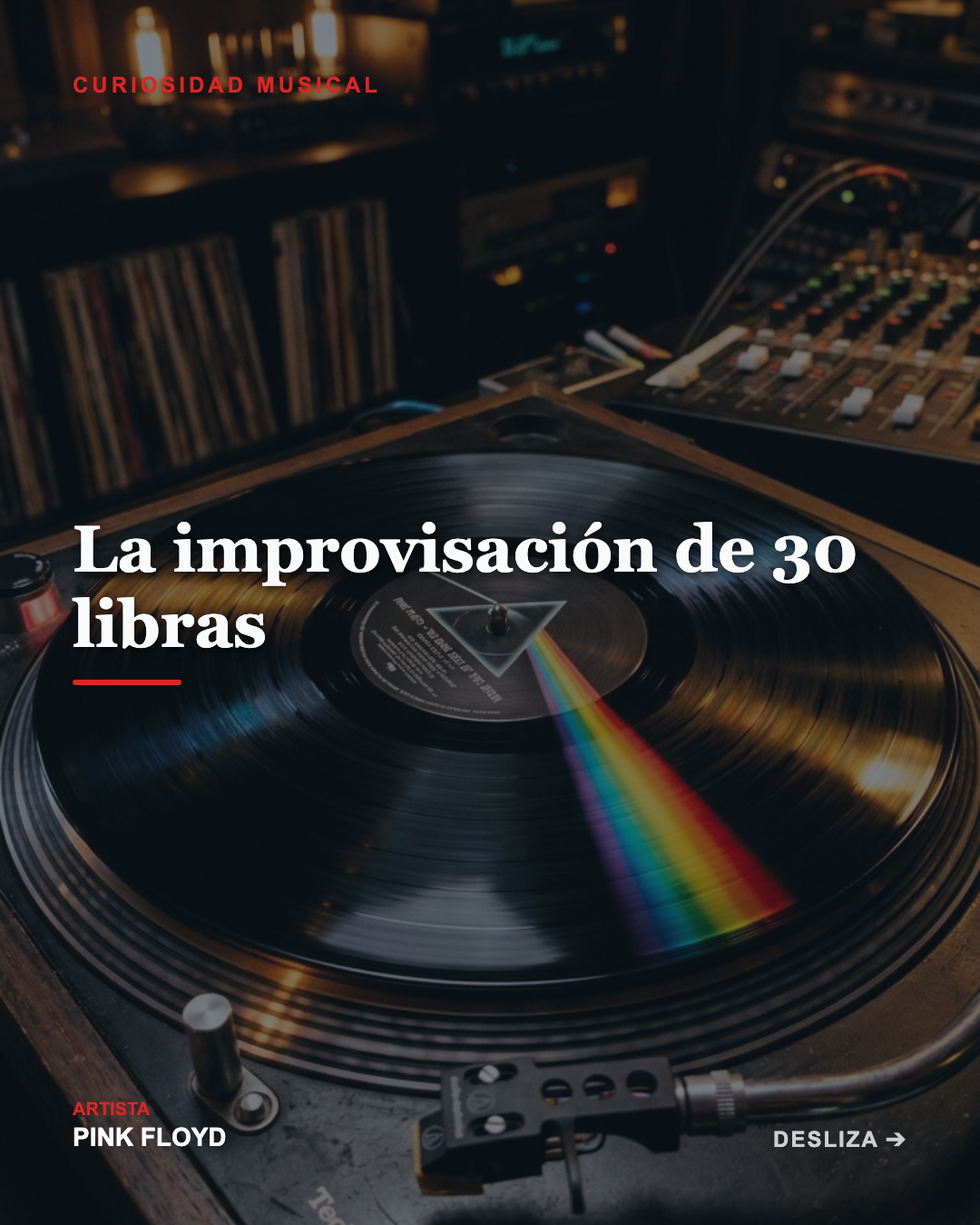 La improvisación de 30 libras